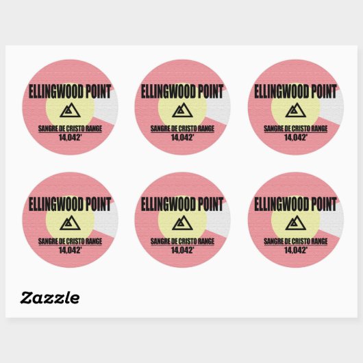 Ellingwood Point Ronde Sticker (Vel)