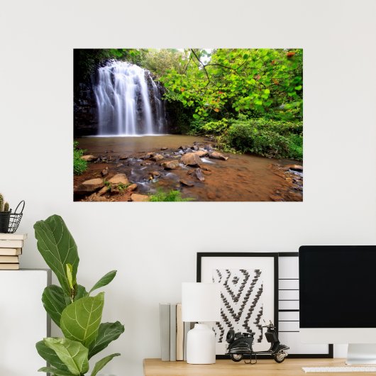 Ellinjaa waterfall, Australië Poster (Thuiskantoor)