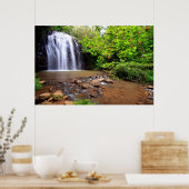 Ellinjaa waterfall, Australië Poster (Keuken)