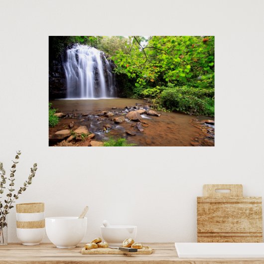 Ellinjaa waterfall, Australië Poster (Keuken)