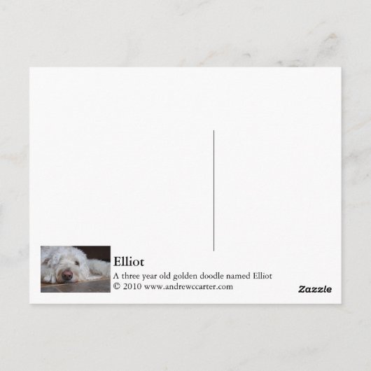 Elliot Briefkaart (Achterkant)