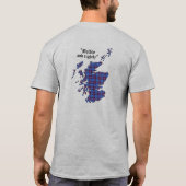 Elliot Clan Badge Volwassen Raglan T-shirt (Achterkant)