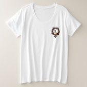 Elliot Clan Badge Women's Grote Maat T-shirt (Design voorkant)