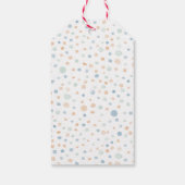 Elliot Confetti Waterverf Stippen Gift Label Cadeaulabel (Achterkant)