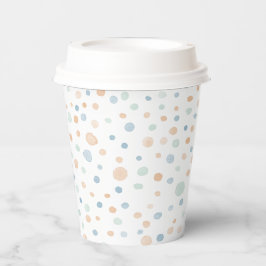 Elliot Confetti Waterverf Stippen Paper Cup Papieren Bekers