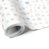 Elliot Confetti Waterverf Stippen Wrapping Paper Cadeaupapier (Rol Hoek)