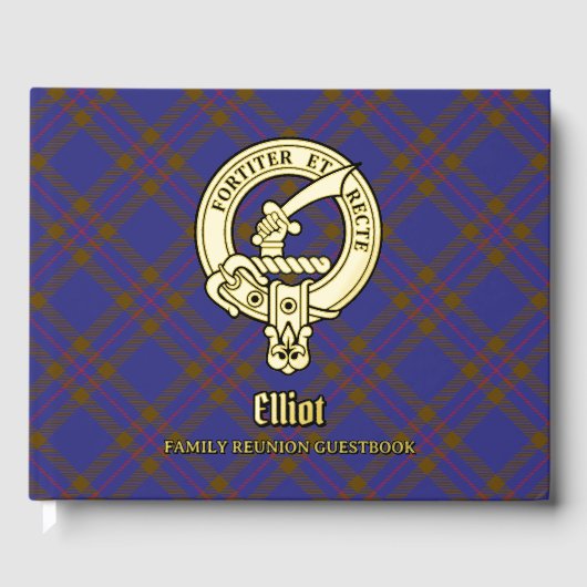 Elliot Family Reunion Gastenboek (Voorkant)