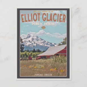 Elliot Glacier Public House Briefkaart