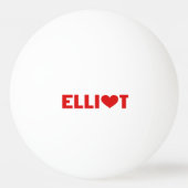 Elliot Love Pingpongbal (Voorkant)