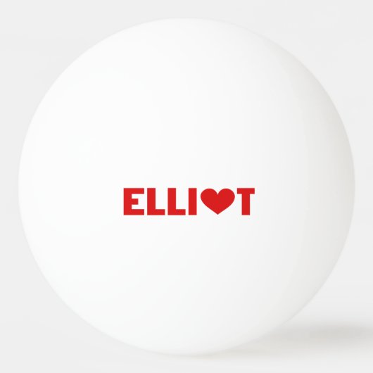 Elliot Love Pingpongbal (Voorkant)