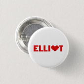 Elliot Love Ronde Button 3,2 Cm (Voorkant /achterkant)