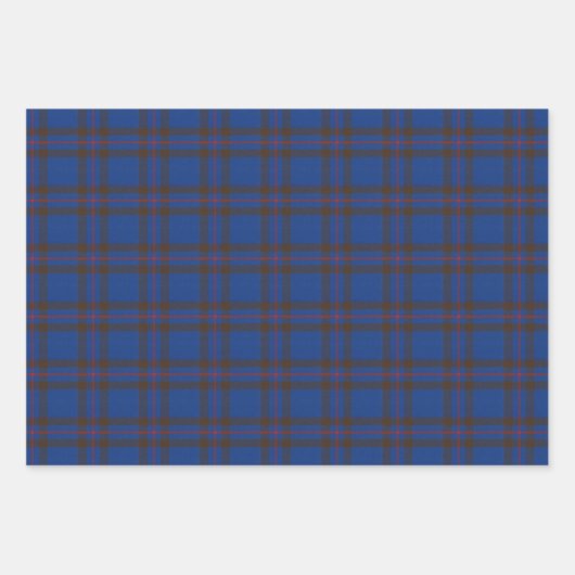Elliot Modern Original Scottish Tartan Inpakpapier Vel (Voorkant)