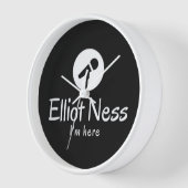 Elliot Ness Comedian Wall Clock (Hoek)
