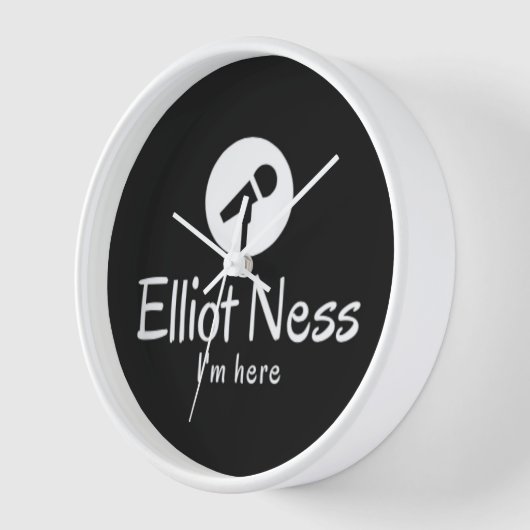 Elliot Ness Comedian Wall Clock (Hoek)