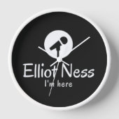Elliot Ness Comedian Wall Clock (Voorkant)
