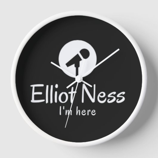 Elliot Ness Comedian Wall Clock (Voorkant)