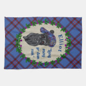 Elliot Scottie Hond Keukenhanddoek (Horizontaal)