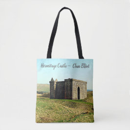 Elliot Scottish Clan's Hermitage Castle Tote Bag