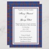 Elliot Scottish Wedding Invitation Kaart (Voorkant / Achterkant)