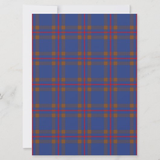 Elliot Scottish Wedding Invitation Kaart (Achterkant)