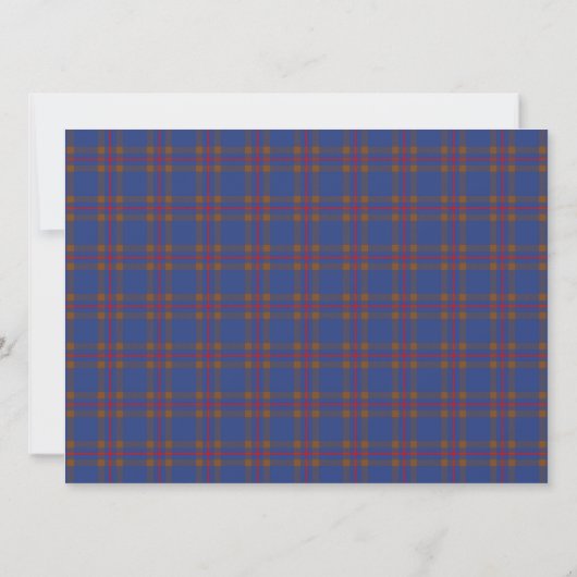 Elliot Scottish Wedding Invitation Kaart (Achterkant)