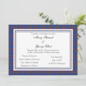 Elliot Scottish Wedding Invitation Kaart (Staand voorkant)