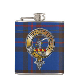 Elliot Tartan & Badge Heupfles