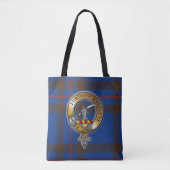 Elliot Tartan & Badge Tote Bag (Voorkant)
