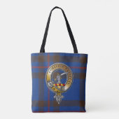 Elliot Tartan & Badge Tote Bag (Achterkant)