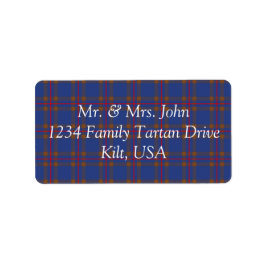 Elliot Tartan Label