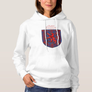 Elliot Tartan Scottish Play Lion Rampant Hoodie