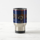 ELLIOTT CLAN TARTAN THERMAL TRAVEL MUG REISBEKER (Center)