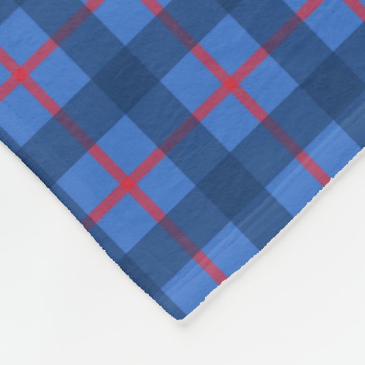 Elliott Crest en Tartan 3 Fleece Deken (Hoek)