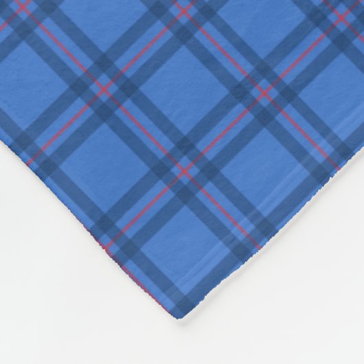 Elliott Crest en Tartan Fleece Deken (Hoek)