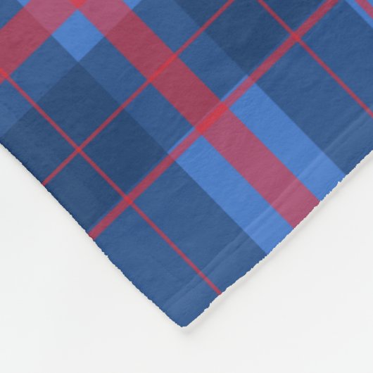 Elliott Crest en Tartan Fleece Deken (Hoek)