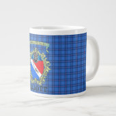 Elliott Crest en Tartan Grote Koffiekop (Voorkant rechts)