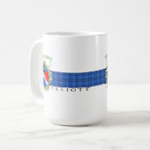 Elliott Crest & Tartan Koffie of Thee Mok (Voorkant links)
