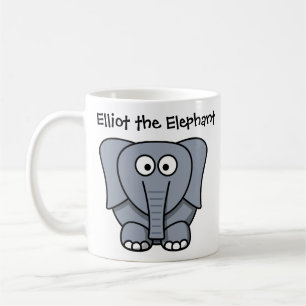 Elliott de Olifant Aangepaste Cartoon Kinderen Mok