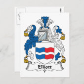 Elliott Family Crest Briefkaart (Voorkant / Achterkant)