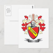 Elliott Family Crest Coat of Arms Briefkaart (Voorkant / Achterkant)