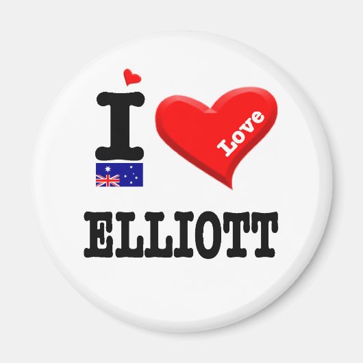 ELLIOTT - I Love Magneet (Voorkant)