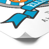 Elliott-jongens met de naam heraldry shield-poster poster (Hoek)