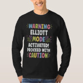 ELLIOTT Personalized Name Funny Cute Custom ELLIOT T-shirt (Voorkant)