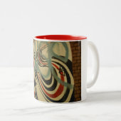 Elliott Smith Memorial Wall Tweekleurige Koffiemok (Voorkant rechts)