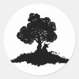 Elliott Smith Tattoo Ronde Sticker