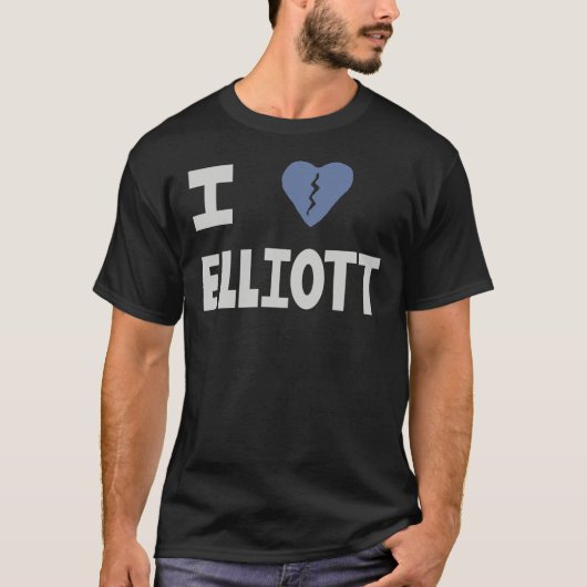 Elliott Smith Tribute - I Broken Heart Elliott T-shirt (Voorkant)