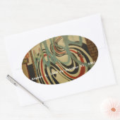 elliotte smith memorial wall ovale sticker (Envelop)