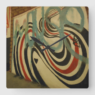 elliotte smith memorial wall vierkante klok