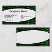 Elliptisch - toon-hoek - groen II Visitekaartje (Voorkant / Achterkant)