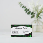 Elliptisch - toon-hoek - groen II Visitekaartje (Staand voorkant)